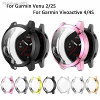 TPU Protective Case For Garmin Vivoactive 4 4S Venu 2 2S Smart Watch Screen Glass Protector Shell Protection Frame Watch Bumper