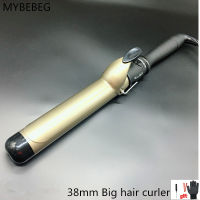 Professional Hair curler ceramic coating curling iron 38mm big curlers 6 size army green hair styler 110v-240v hair tools