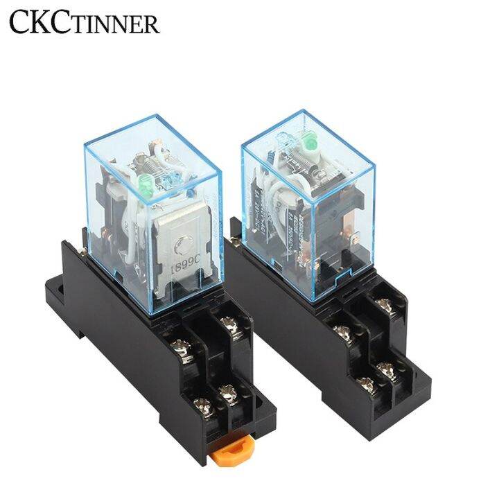 my2nj-hh52p-dpdt-รีเลย์แม่เหล็กไฟฟ้าขดลวดขนาดเล็ก-ac12v-กลาง24โวลต์-ac110v-dc24v-220โวลต์8ขารีเลย์พร้อมหลอดไฟอะแดปเตอร์