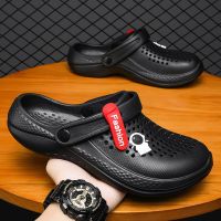 Men Women Sandals Breathable Home Slippers Outdoor Fashion Garden Clogs Couple Water Shoes Sandals For Men Black White House Slippers