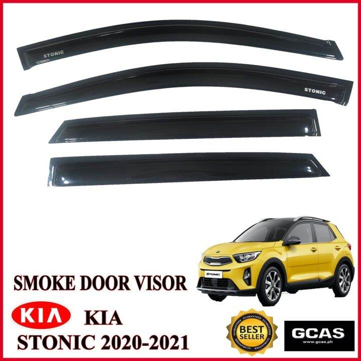 2020-2022 [Made in Thailand]Kia Stonic Rain Visor gutter Door visor ...