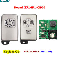 Oibwye สมาร์ท Keyless Go กุญแจรีโมท FSK 312MHz ชิป ID71สำหรับ Toyota Alphard Estima Vellfire Board 271451-0500