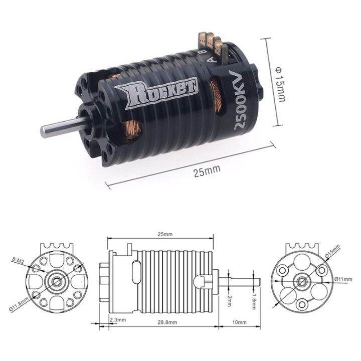 surpass-hobby-rocket-มอเตอร์-2500kv-mini-พร้อม-mini-18a-esc-สําหรับรถบังคับ-kyosho-mr03-pro-atomic-drz-1-24-1-28-1-32-mini-z