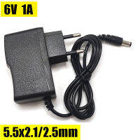 1PCS 6 V 1A Power Adapter 6โวลต์1000Ma Supply Converter Wall Charger EU US Plug สำหรับ Led Strip CC Camera