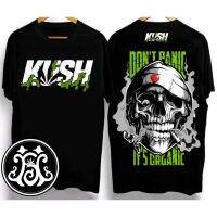 original KUSH เสื้อยืดลายกระโหลกสไตล์วินเทจ 100% ด้านบนเสื้อ oversize ลมยอดนิยม แขนสั้นลำลองผู้ชาย จัดส่งจากประเทศไทย พร้อมสำหรับการจัดส่ง