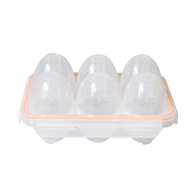 Portable Camping Shockproof and Leakproof 6 Eggs Carrier Container Case Eggs Carrier Holder Egg Storage Box Case