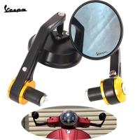 Motorcycle Mirror Aluminum Handle Bar End Rearview Side Mirrors Accessories for Vespa GT GTS GTV 60 125 200 250 300 300ie