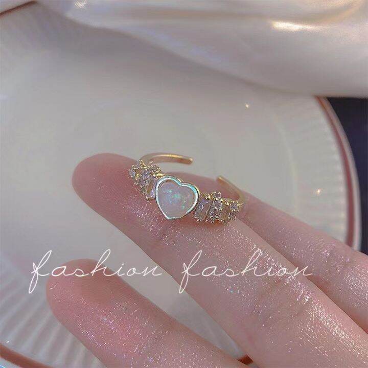 love-ring-women-s-luxury-niche-ความรู้สึกของความหนาวเย็นในระดับสูงเกาหลีเปิดแหวนปรับได้