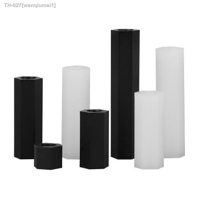 ✿▦№ M2 M2.5 M3 M4 M5 Black White Nylon Hex Female Standoff Plastic Mount Hexagon Thread PCB Motherboard Spacer Pillar Board Nut