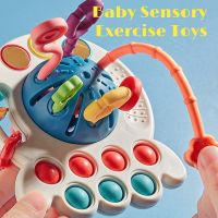 Baby Montessori Sensory Development Educational Toys Pull String Finger Grasp Training Early Learning Toy Teething BPA Free 1-3Y