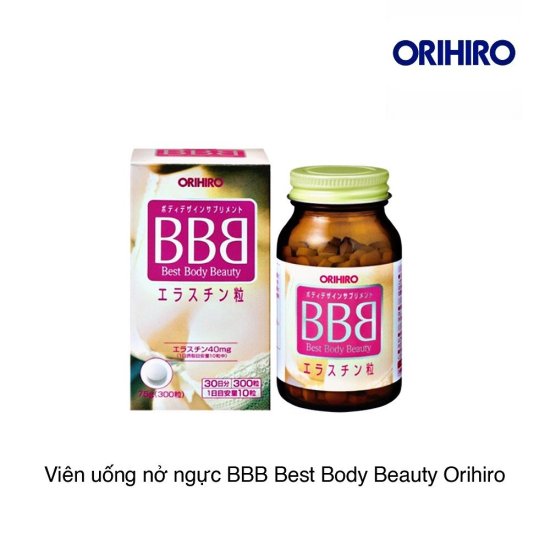 Viên uống giúp tăng nở ngực bbb best beauty body orihiro nhật bản - ảnh sản phẩm 6