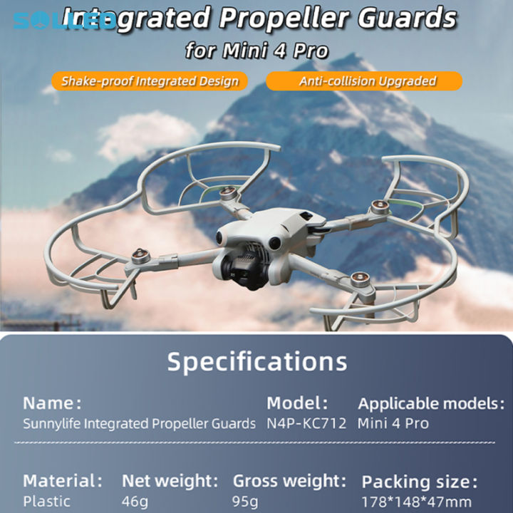 For DJI Mini 4 Pro Propeller Guard - Blade Protective Cover Anti