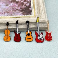 hot【DT】 Hot Selling New Musical Instrument Electric Violin Yukri Metal Enamel Brooch Fashion Personality Pin Badge