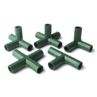 10pcs 16MM Fitting Support Heavy Duty Greenhouse Frame 3 4 5-way Garden