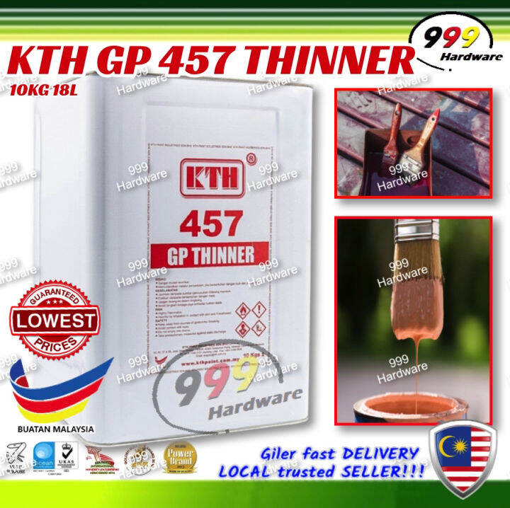 999 KTH ORIGINAL GP 457 THINNER 10KG / 5 GALLON 18L THINNER / PAINT