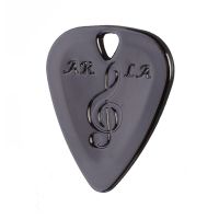 5pcs 1.4mm to 0.38mm Zinc Alloy Guitar Pick Arc Surface Design to Anti-skid Five Colour Available