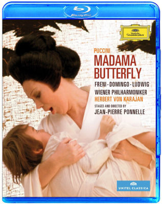 Puccini opera butterfly lady Fredo Mingo Karajan Chinese characters (Blu ray BD25)