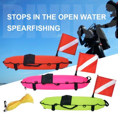 [COD] Spearfishing Diving Diver Visibility Float Buoy With Flag Snorkeling Safety Marking