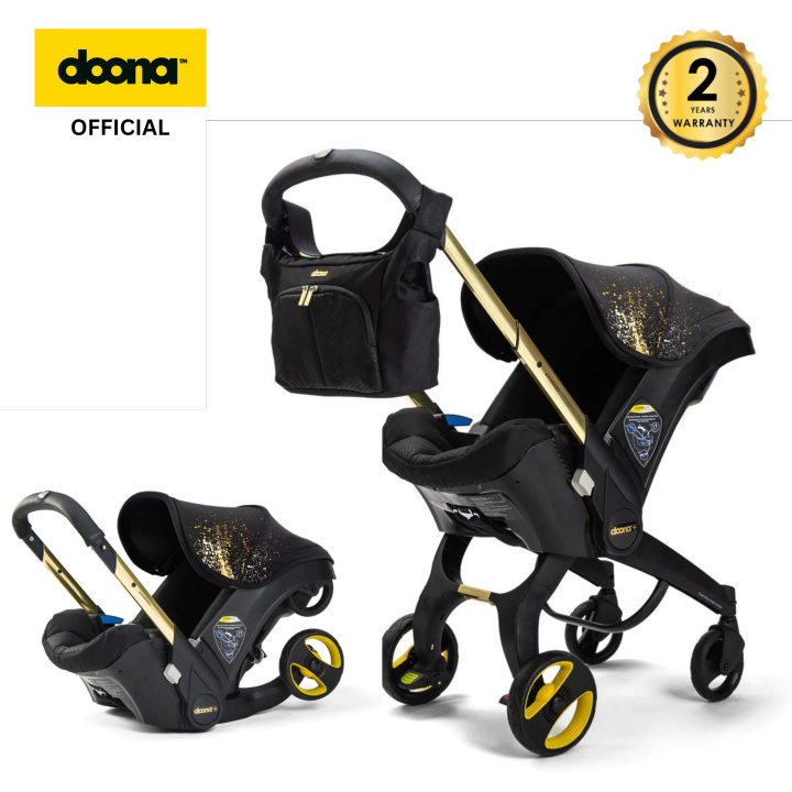 Doona+ 2 in 1 Infant Car Seat Stroller Gold [Limited Edition] 2