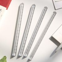 【CC】☊♘✔  1PCS Transparent Ruler School and Office Supplies Stationery