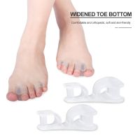 【CW】❀✓  1 PAIR Silicone Gel Foot Fingers Hole Toe Separator Protector Bunion Adjuster Hallux Valgus Feet care Pedicure