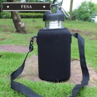 Ralapu 2L/2000Ml Travel Tea Water Bottle Carrier Bag Insulated Bag Holder Durable Water Bottle Pouch.กระเป๋า