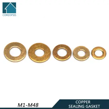 M8 M10 M12 GB97 DIN125 Solid Brass Copper Flat Washer Plain Gasket