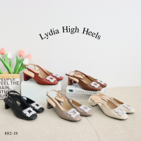 Mgaccess Lydia High Heels Shoes 882-18 รองเท้าคัทชูรัดส้น