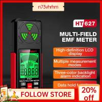 N73VHRHM เครื่องวัด EMF มืออาชีพที่มีความแม่นยำสูงไฟฟ้าแบบพกพา HT627อาศัยตัวเทสต์รังสีด้วยกระแสไฟฟ้า