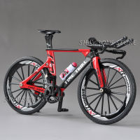 A1:10 Scale Diecast โลหะจักรยานรุ่นของเล่น T.T Time Trial Racing Bike Miniature CollectionsM