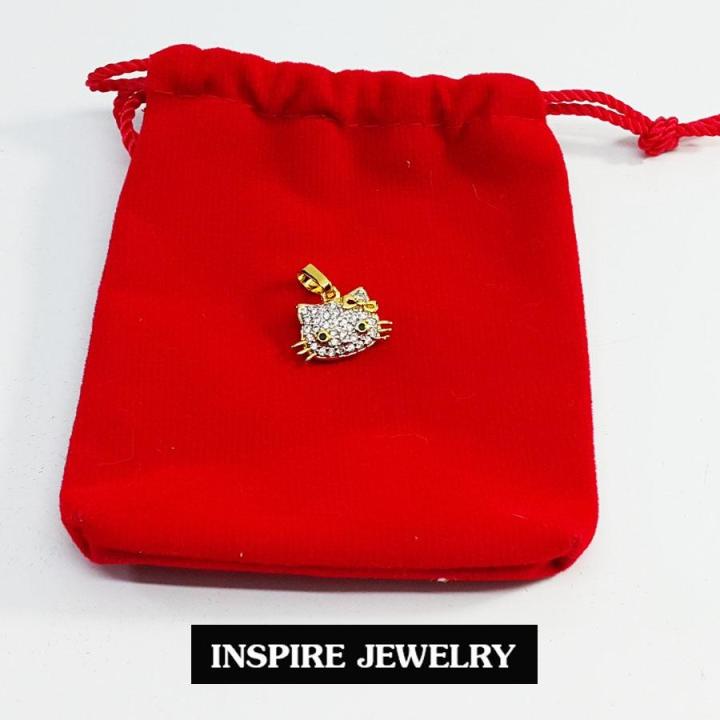 inspire-jewelry-จี้หน้าแมวฝังเพชรสวิส-size-1cm