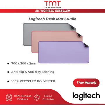 Logitech Desk Mat Studio Series Extended Mouse Pad with Spill