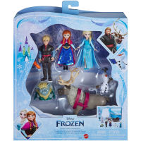 Disney Frozen Toys, Frozen Story Set, Small Dolls ตัวละครจาก โฟรเซ่น แพ็ค 6 ชิ้น ตัวเล็ก น่ารัก ของแท้