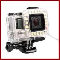 ถูกที่สุด!!! LED Flash Light For Gopro Camera ##กล้องถ่ายรูป ถ่ายภาพ ฟิล์ม อุปกรณ์กล้อง สายชาร์จ แท่นชาร์จ Camera Adapter Battery อะไหล่กล้อง เคส