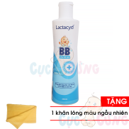 Sữa tắm gội trẻ em Lactacyd BB 250ml chống rôm sẩy an toàn cho bé Tặng 1