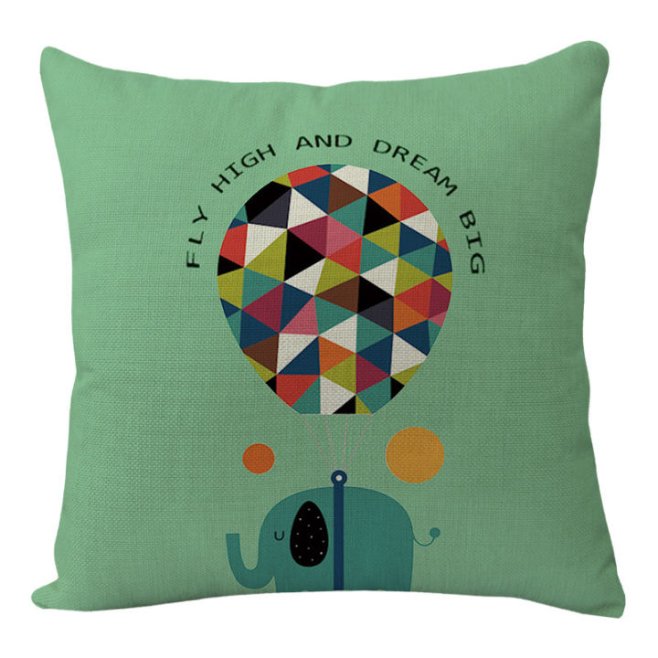 sofa-cover-home-throw-pillow-sofa-lumbar-pillow-cushion-elephant-series