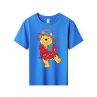 Kids T-Shirt cartoon    winnie the pooh graphic Tops Boys Girls Distro Age 1 2 3 4 5 6 7 8 9 10 11 12 Years