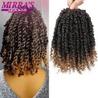 Passion Twist Crochet Hair 6/8/12/18 Inch Short Bob Pre-Twisted Spring Twist Crochet Braids for Women Synthetic Hair Extensions