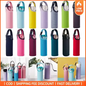 Sun Cube Water Bottle Holder with Strap, Insulated Water Bottle Bag Carrier for Walking, Crossbody Bottle Carrying Sling Purse Neoprene Sleeve Pouch