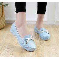 READY STOCKWEBEE Woman Cute Ribbon Shoes Kasut Nurse Ballet Flats OA JSM