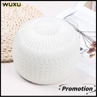 WUXU หมวกถัก Kippah หมวกหัวกะโหลก อิสลาม หมวกบีนนี่ หมวกมัสยิด หมวกมุสลิม