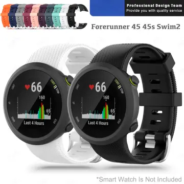 New Silicone Smart Watchband For Garmin Forerunner 45 45s Sport Wristband  Strap with tool For Garmin
