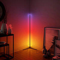 LED Floor Lamp Modern RGB Floor Light w Remote Control for Bedroom Living Room Atmosphere Standing Lamp Indoor Lighting Decor