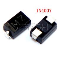 100pcs M7 1N4007 SMA 1A 1000V SMD วงจรเรียงกระแสไดโอด IN4007