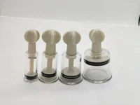 ✈☾✤ Home Cupping Therapy Set Thickened ABS Vacuum Cupping Pump Massage Cup Acupuncture Massager Health Care Masajeador