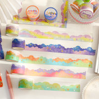 28*300 มม.Dreamland เมฆคลื่น Gilding Washi เทป Scrapbooking DIY วารสารเครื่องเขียน Masking เทป Deco Art Supplies-fkldqyfiopgjf