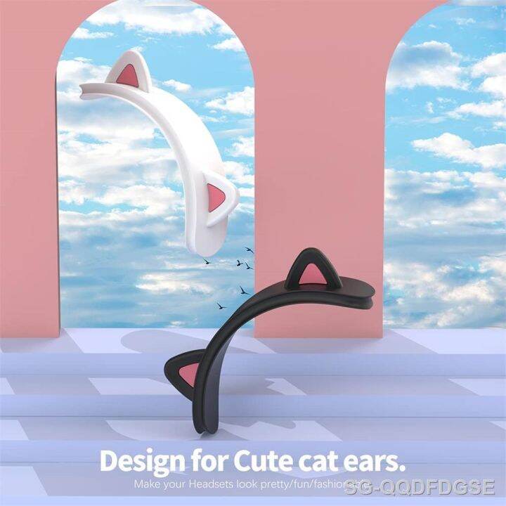 cute-cat-ears-headband-cover-for-apple-airpods-max-soft-silicone-headphone-protectors-comfort-cushion-top-pad-protector-sleeve