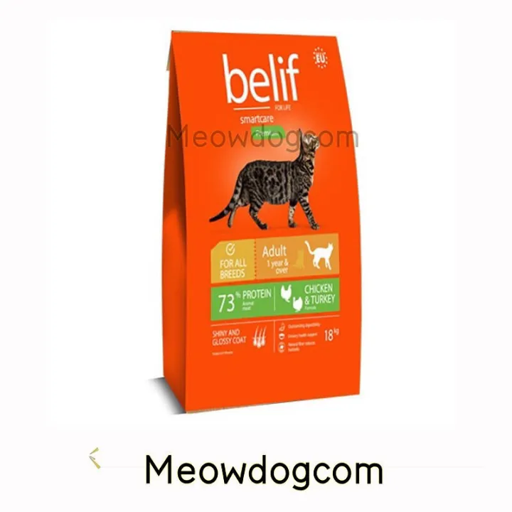 Belif SmartCare Premium Cat Food Chicken & Turkey 18KG Lazada