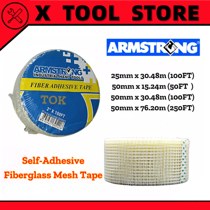 ARMSTRONG SelfAdhesive Fiberglass Mesh Tape / Gypsum Tape / Gasa Tape