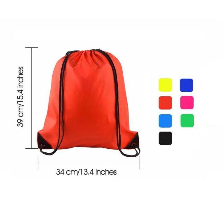 NonWoven Drawstring Bag String Backpack Ecobag Multipurpose Sports